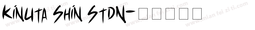 Kinuta Shin StdN字体转换